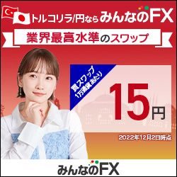 みんなのFX 口座開設 動画ブログパーツ広告