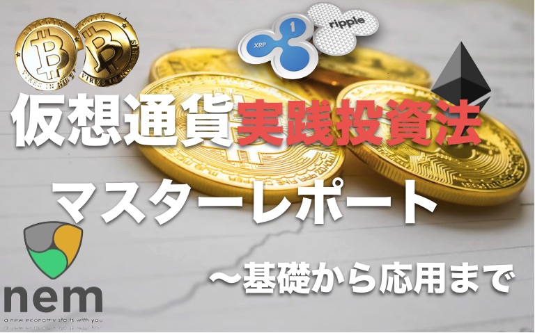 仮想通貨の基礎知識だけでなく、実践的な投資方法を解説した実践投資レポート。貴重なメールサポート付き！
