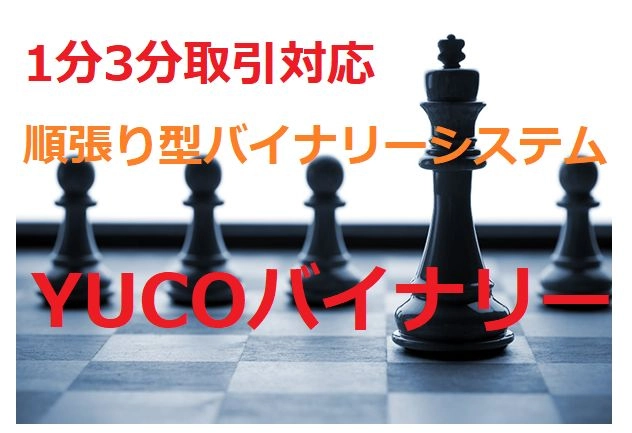 1分３分対応、バイナリーオプション必勝法【YUCO BAINARY】