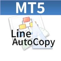 MT5ラインオートコピーの商品画像（ラインを他のチャートに自動コピー）