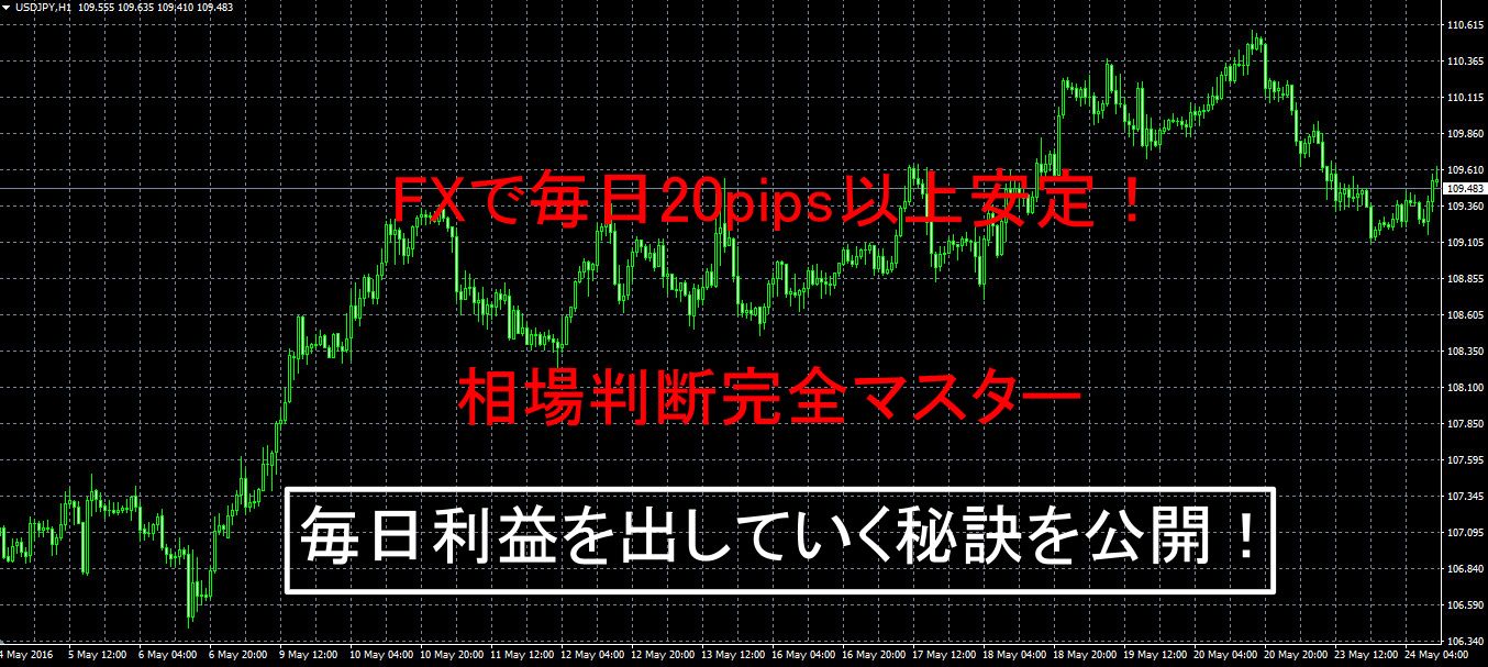 1日で40pips再現可能