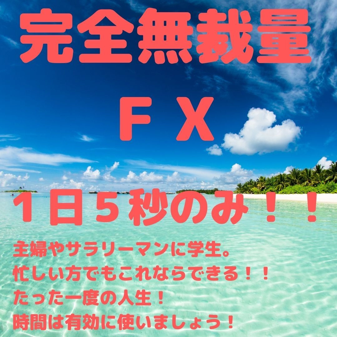 ましゅまろ直伝　１日５秒のみ　完全無裁量ＦＸ