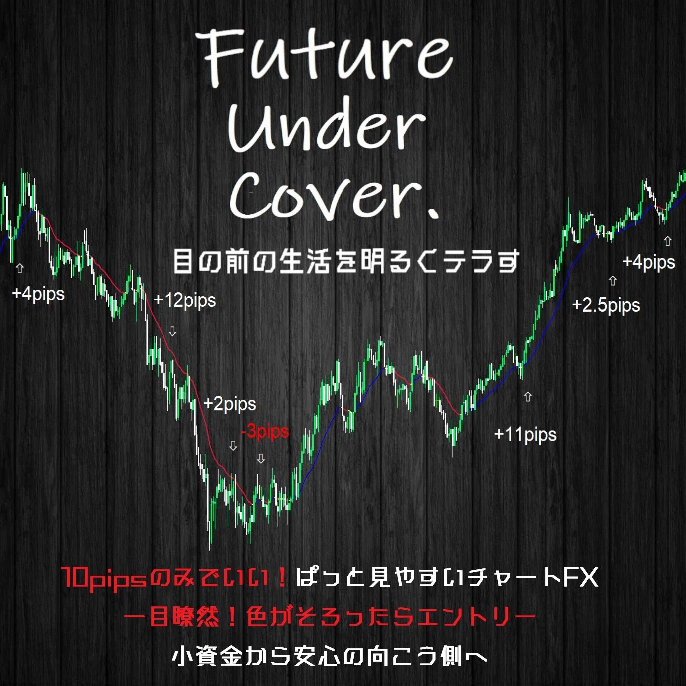 ぱっと見やすいチャートFX！目の前の生活を明るくテラしましょう！ 1分足でサクっと効率良く！小資金から、安心の向こう側へ！