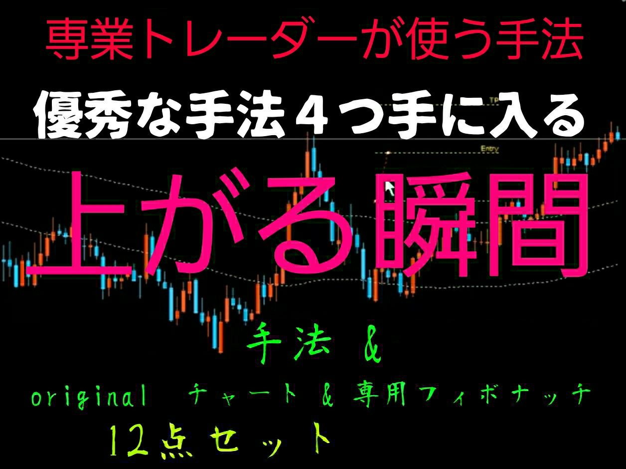 専業トレーダーが使う手法！手法が４つ入ってます