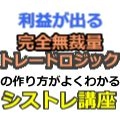 利益が出る完全無裁量トレードロジックの作り方がよくわかるシストレ講座 レビュー