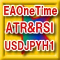FX単発エントリーツール ATR&RSI EA OneTime USDJPY H1
