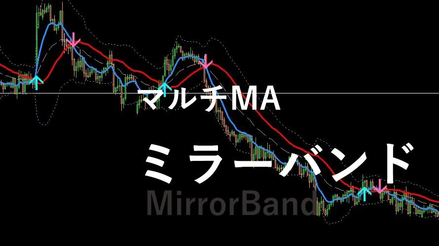 トレンドを直感的に捉えることのできる、クロスがミラーリングするボリンジャーバンド レビュー
