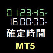 【MT5用】残り時間と確定時間同時表示のインジケータ