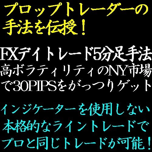 FX5分足を使用したニューヨーク時間限定FXトレード手法！高ボラティリティのニューヨーク市場で高値・安値ブレイクを狙い30PIPSをがっつりゲット！