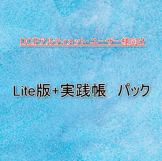 アルティメットユーザー様向け、表示を簡易化しスマホで使いやすい「Lite版」補完ファイルと、「実践帳」をおまとめパックにしました
