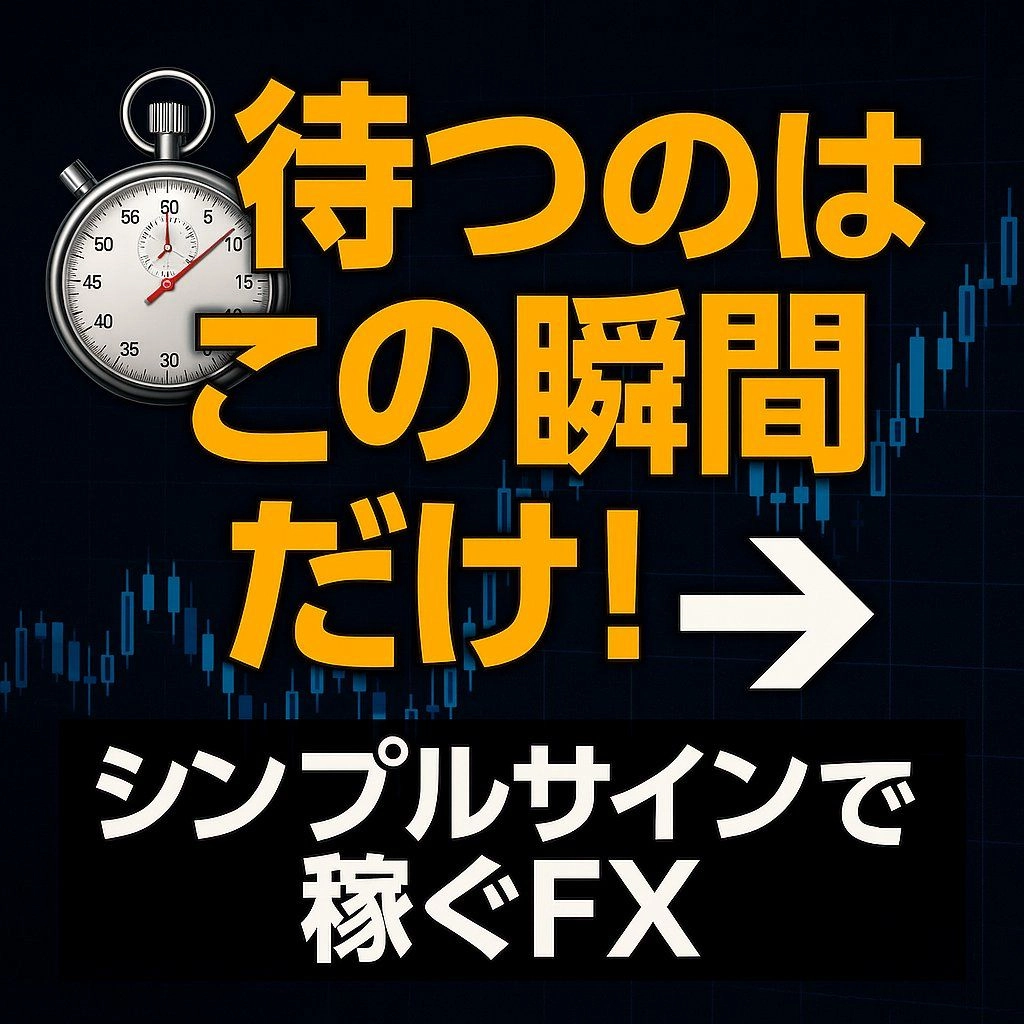 「最強の移動平均線インジケーター」2つの線の色が揃った時にエントリーで、大きくpipsが取れます！