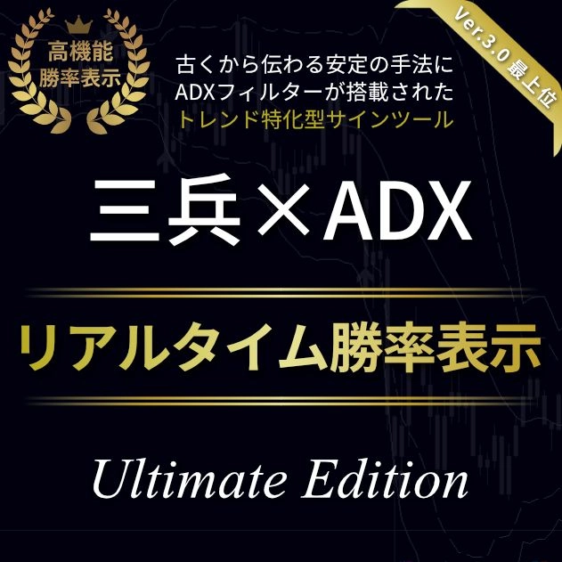 酒田五法の三兵＋ADXの勝率表示機能付きシグナルツール レビュー