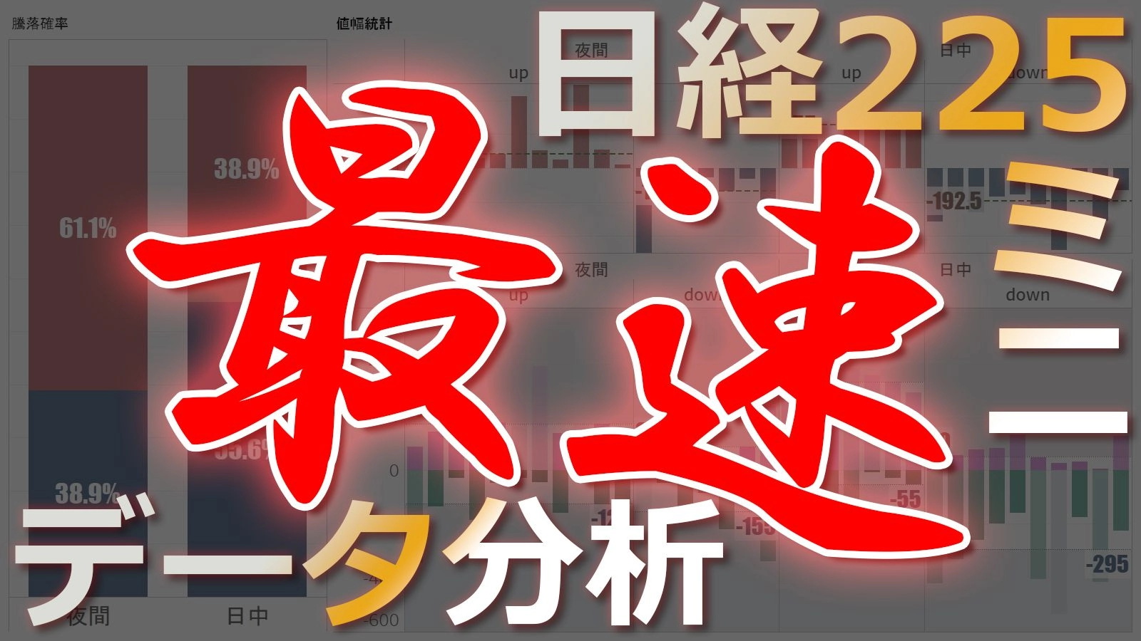 日経225ミニ「最速」データ分析