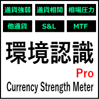 「通貨強弱」「通貨相関」「マルチタイム分析」「多通貨監視」「サポートレジスタンス」「相場の圧力」 　簡単一つのチャートで分析できる。環境認識に特化したインジケーター！