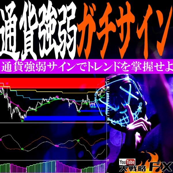 精密な通貨強弱手法をサイン化！小さなうねりも取り逃しません！乱高下するFX相場でリスクのないポジションを取ります！EA開発前のインジケーターのプロトタイプ版を大放出！