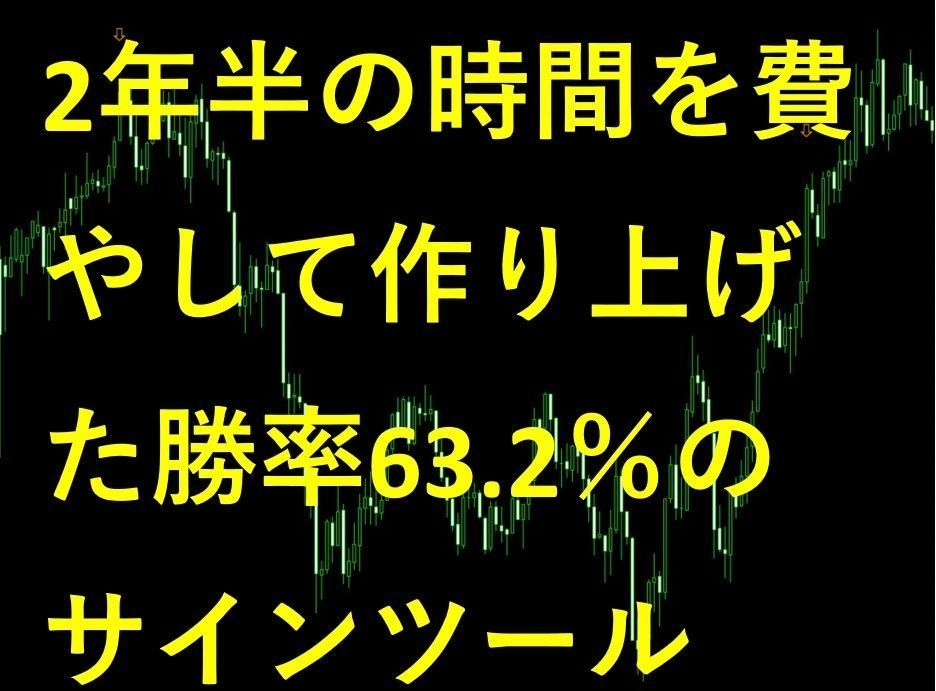 平均勝率63.2％！！ バイナリーオプション サインツール（シグナルツール）