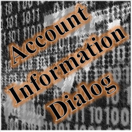 口座情報や保有しているポジションの損益が一目でわかるダイアログ