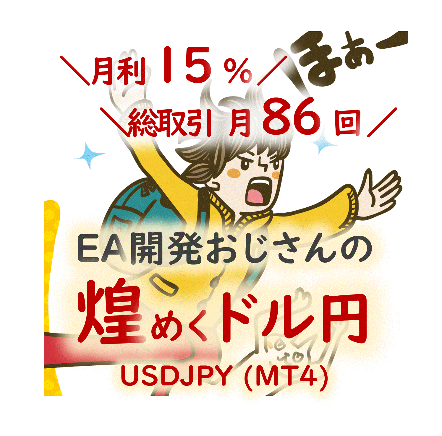 【楽しめる自動売買】月利15.1%の高収益×取引数86回/月の多数取引で資産を有効投資!!　※本商品は、独立した20パターンでポートフォリオが組まれています。