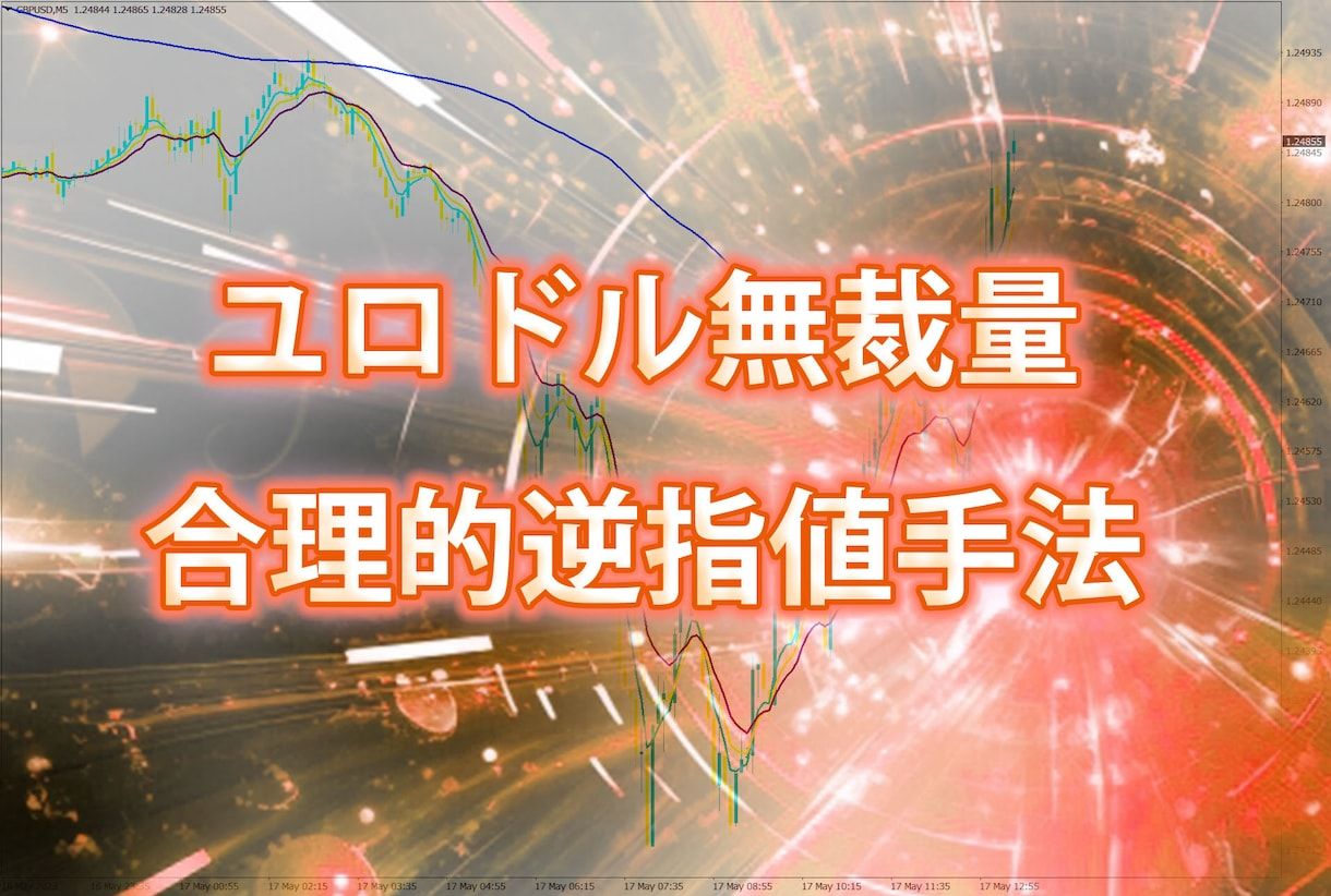 1日3分で完結！ユロドルのクセを利用した完全無裁量合理的逆指値手法をマスターしましょう！
