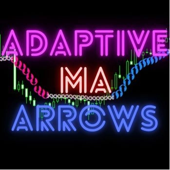 【Adaptive MA Arrows　mq4版】全てのローソク足にサインを表示するインジケーター