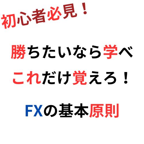 FXを始めるなら絶対に覚えなければいけないことを初心者向けに作成しました。トレード分析をするにあたって大前提の知識になっています。