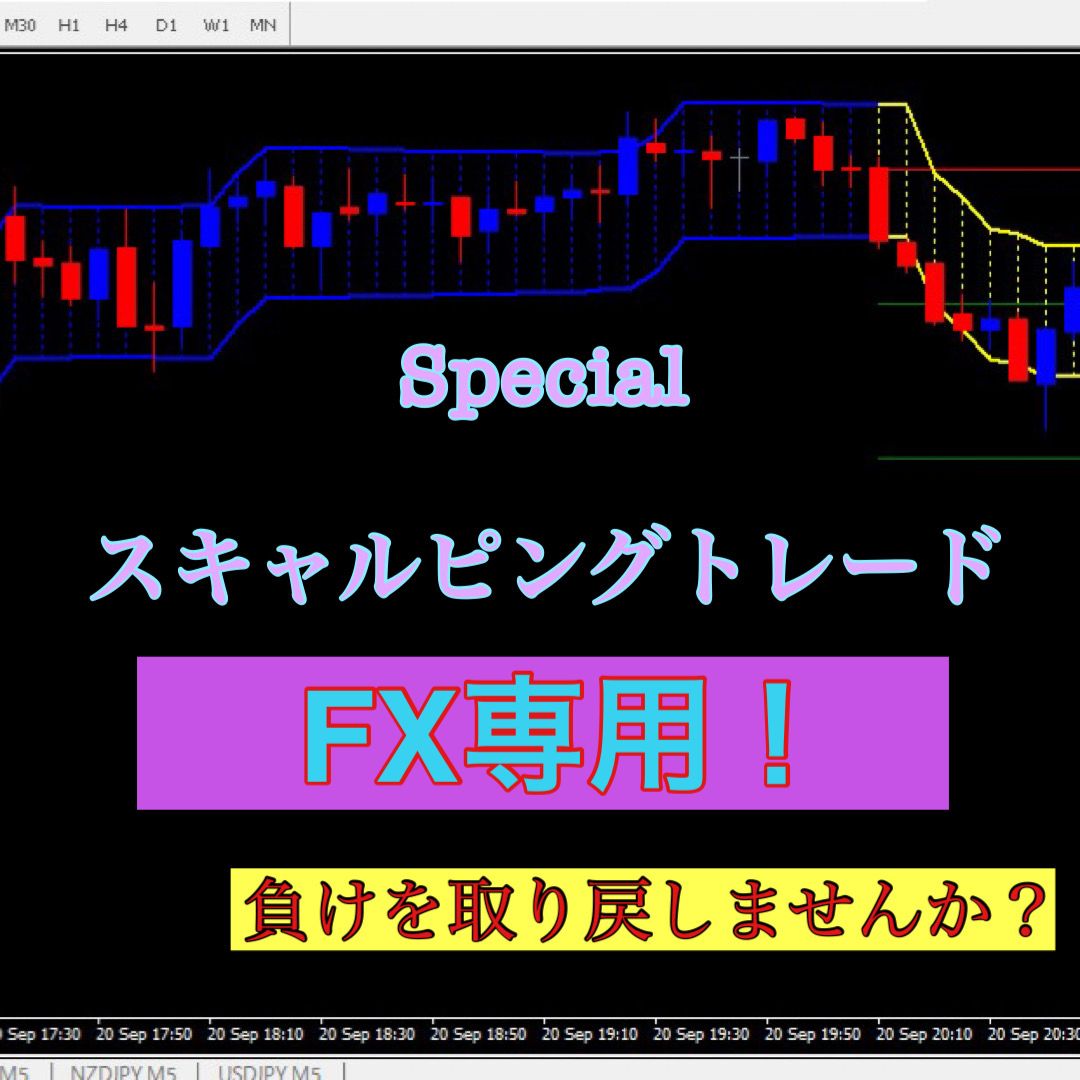 FXは短期トレード！初心者でも簡単にエントリー出来るツールにしました！