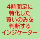 4時間足の動きを判断し、買うタイミングを表示します。