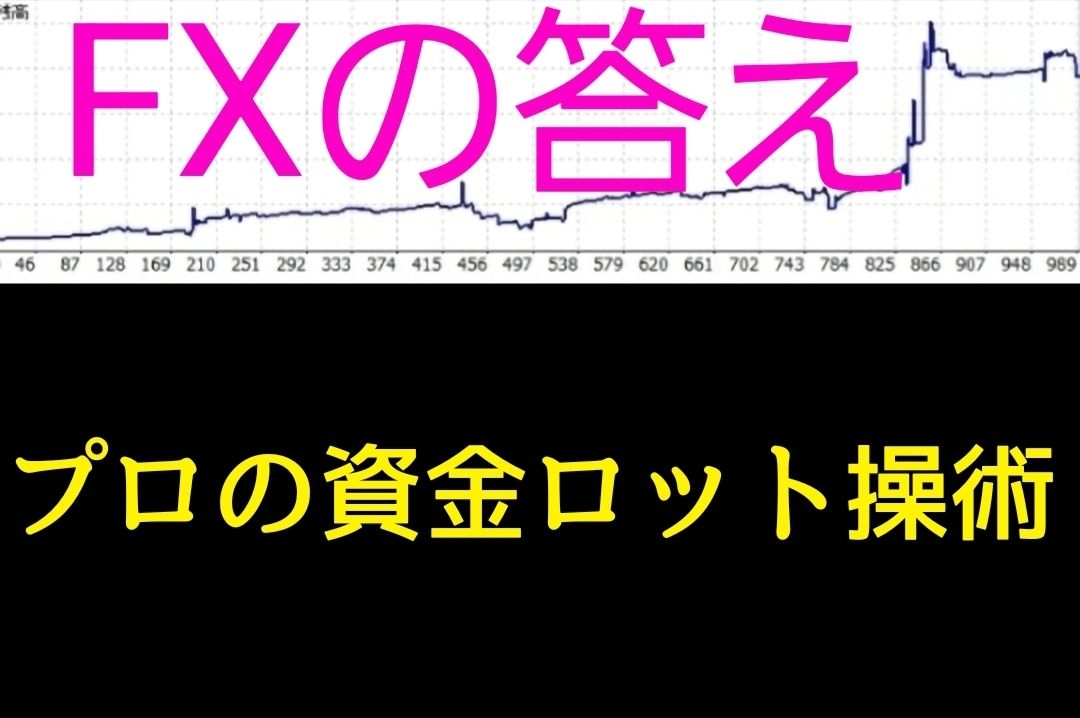 FX プロの資金ロット操術 レビュー