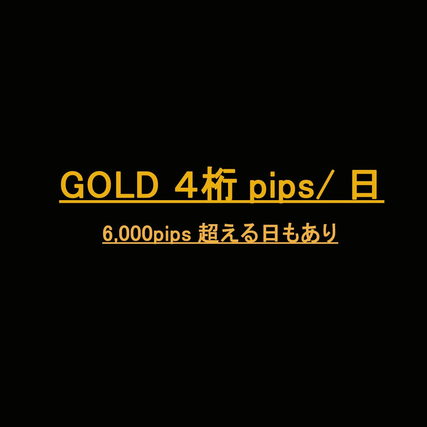GOLD 4桁pips / 日 の商品画像