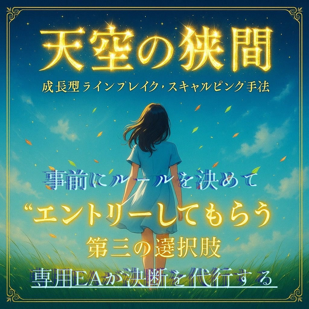 天空の狭間｜視覚型ブレイクスキャルで迷いのないトレードを
