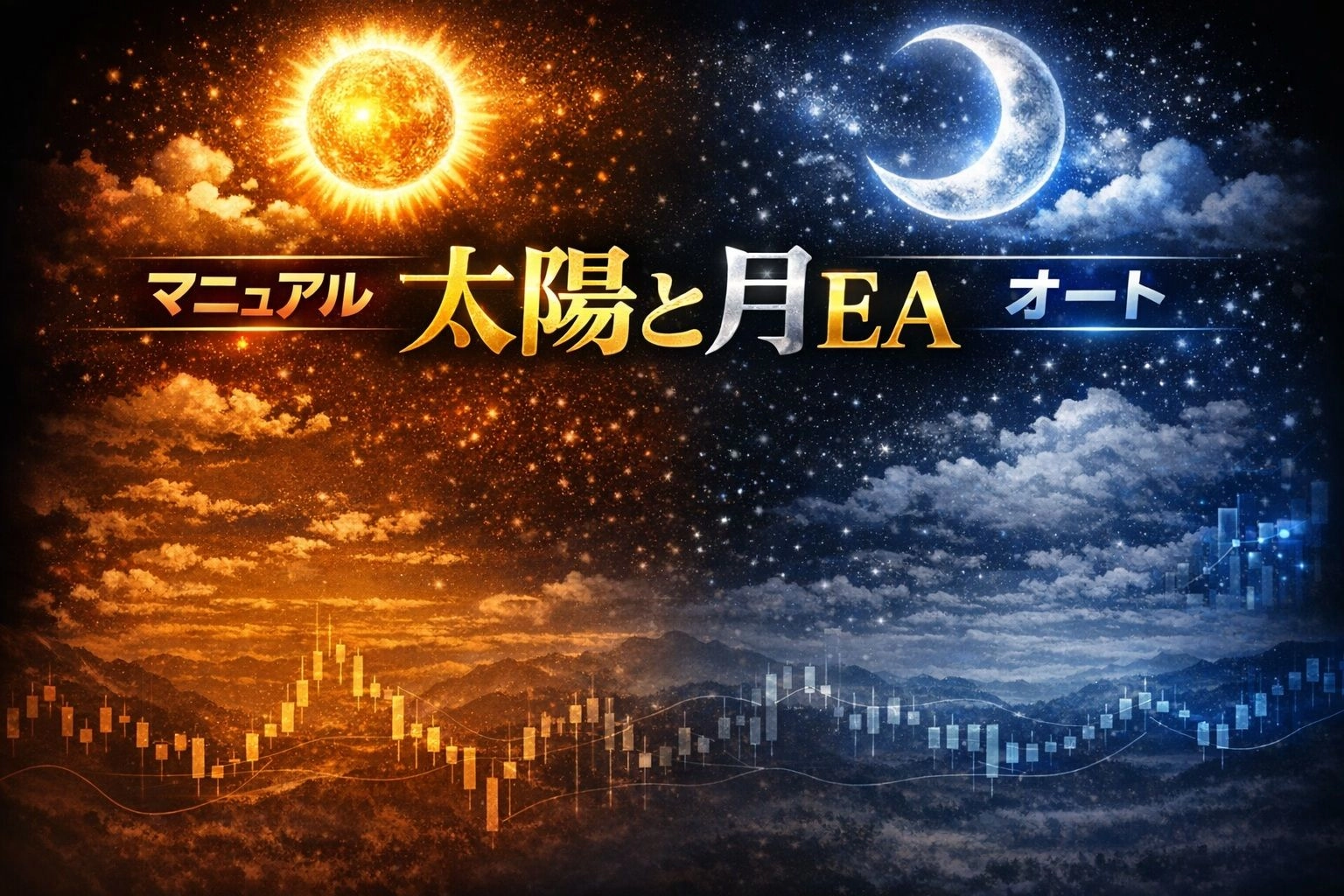 太陽と月EA レビュー | 自動と半裁量を切り替えられるEAを解説
