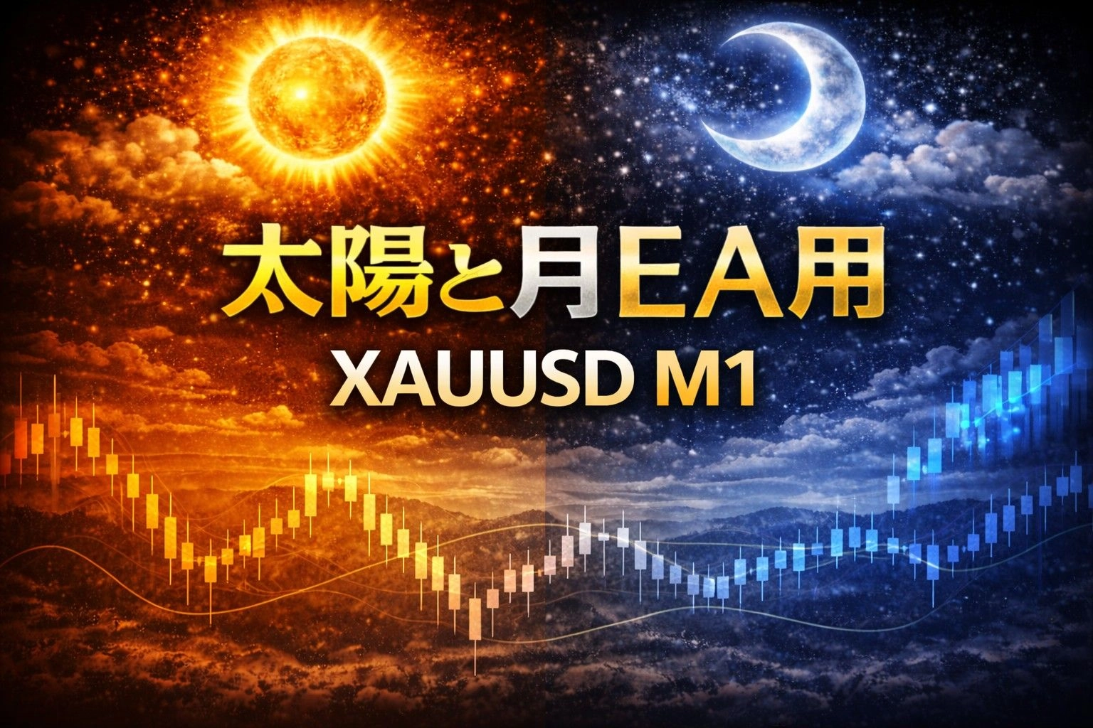 太陽と月EA用 XAUUSD M1 Pullback Signal レビュー | 短期売買シグナルの特徴を解説