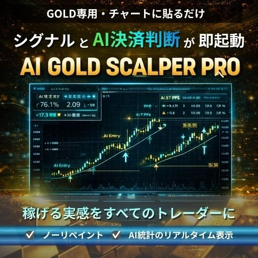 AI GOLD SCALPER PRO レビュー | XAUUSD特化のMT5スキャルピングインジケーター