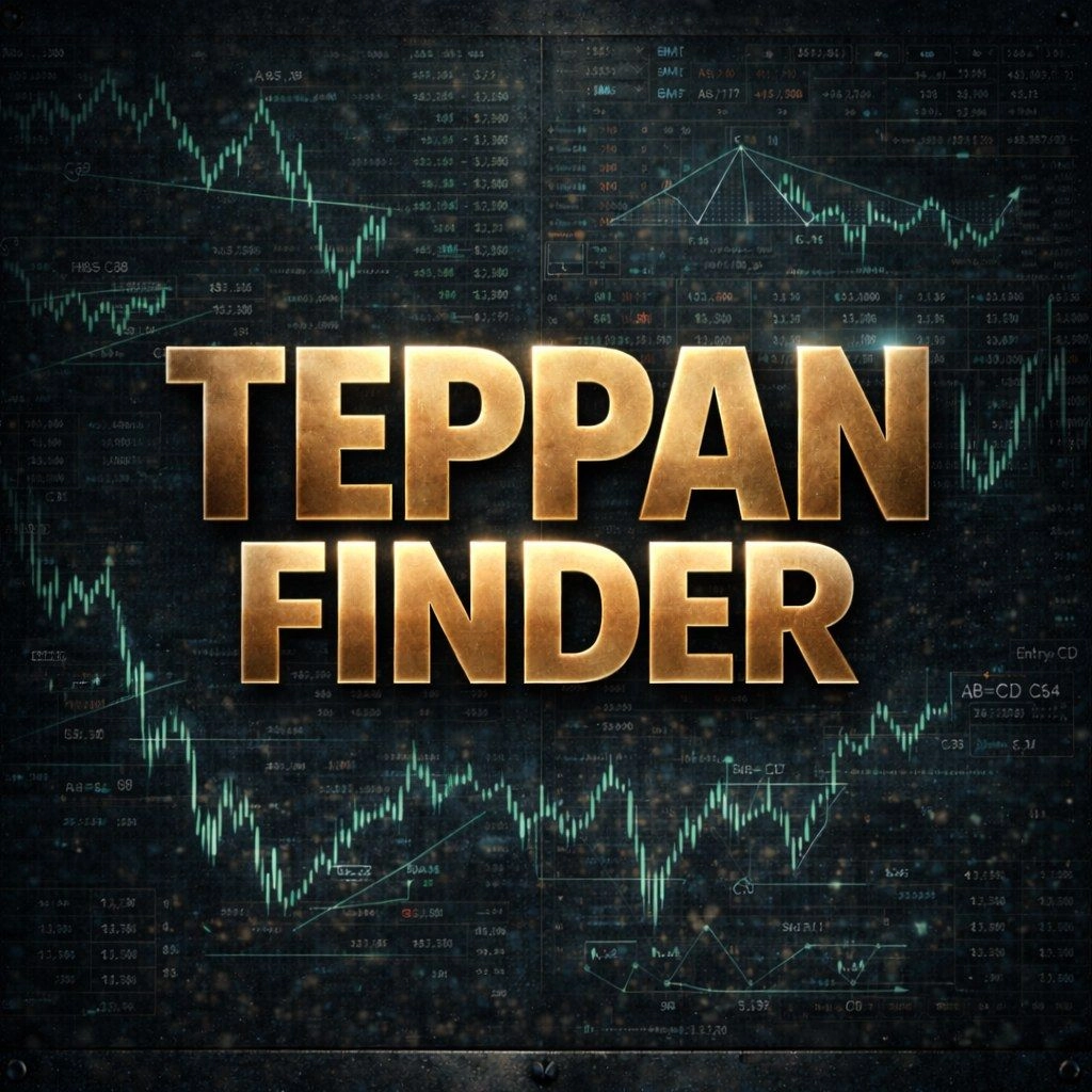 TEPPAN FINDER レビュー｜パターン自動認識×ブレイクアウト＆ハーモニック MT5インジケーター解説