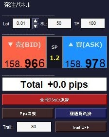 オーダーパネルコントローラー OrderPanel Controller レビュー｜Pips管理の決済EA解説