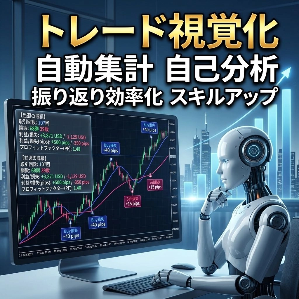 トレードリフレクション（MT4版）レビュー｜取引履歴を可視化する成績管理インジケーター