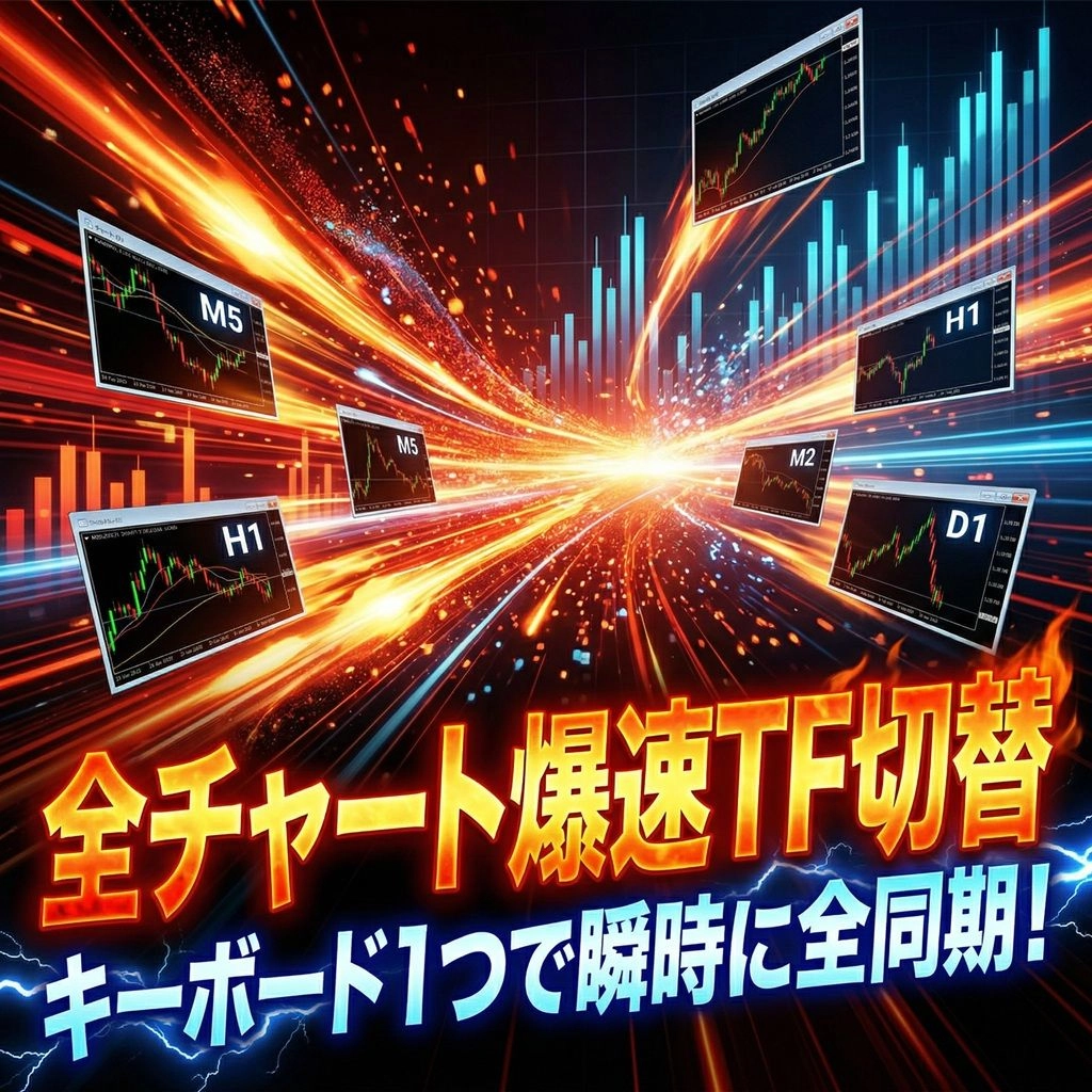 スマートTFコントローラー（MT5版）レビュー｜全チャートの時間足を即座に一括切り替え