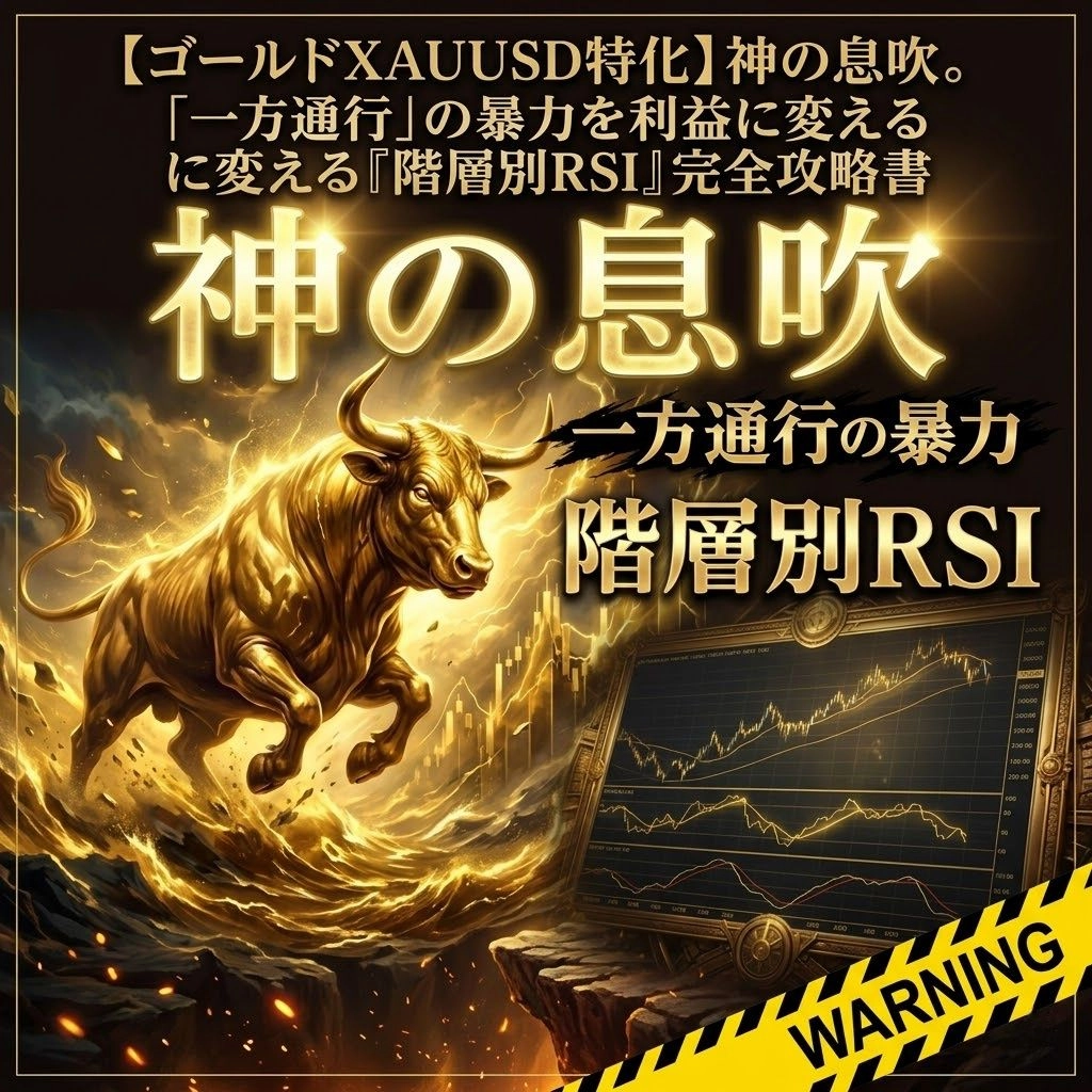 階層別RSI完全攻略書レビュー｜ゴールドXAUUSD特化・時間足別エントリー数値を公開する電子書籍