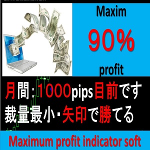 月1000PIPS目前！短期も中期も長期でも矢印で利益を出す事に成功したインジソフトです！